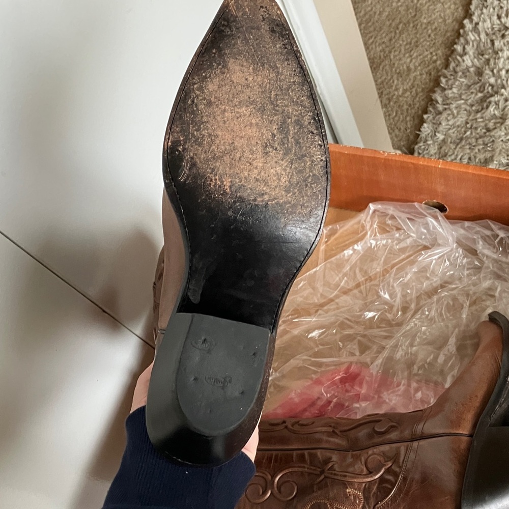 Women’s Justin 13 “ western boots . Brown Sophia style L4341 size 7 B - Picture 5 of 7